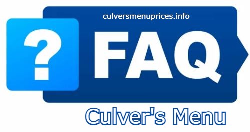 Culver's Menu With Prices